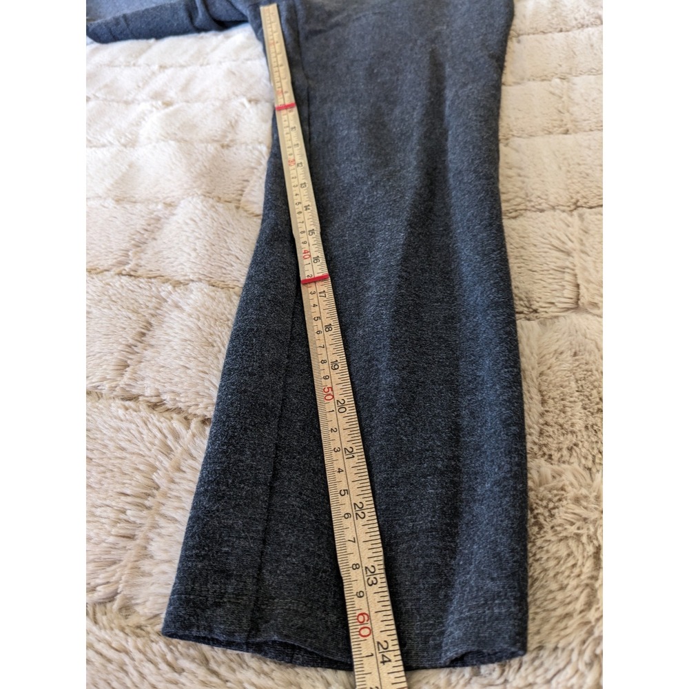 WHBM The Legging Grey Heathered Side Zip Ponte Knit Pants Size 10 - Picture 11 of 11